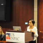 USINPAC member Sue Ghosh at the USINPAC LNG Briefing