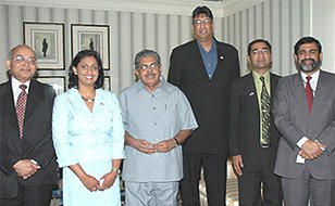 Meeting with Minister of Overseas Indian Affairs, Honorable Ravi Vayalar