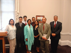 Dialogue on immigration problems facing the Indian community at the U.S. Capitol on June 15, 2004 held by USINPAC