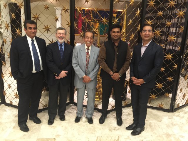 Dinner reception hosted by USINPAC for state legislators from India attending International Visitor Leadership Program of the US State Department