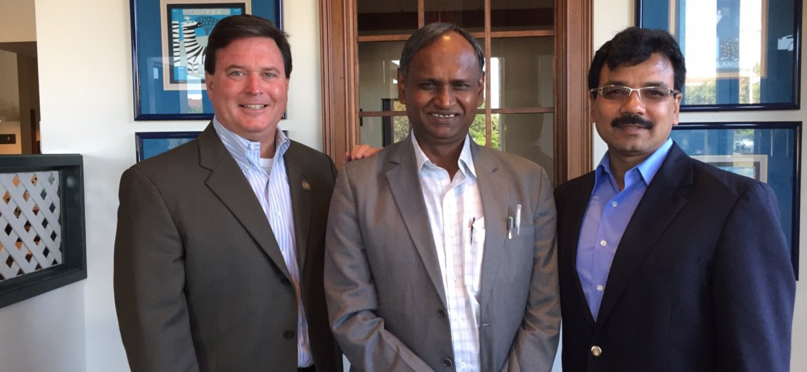 USINPAC Indiana Chapter Head Raju Chinthala Hosts Dr. Udit Raj